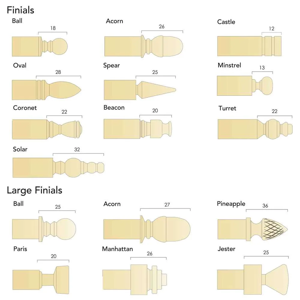 12.5 mm Solid Brass Stair Rods